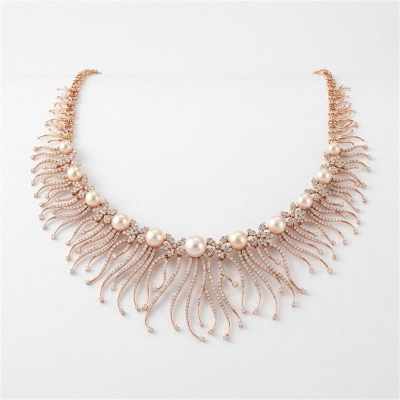 Before – pearl necklace